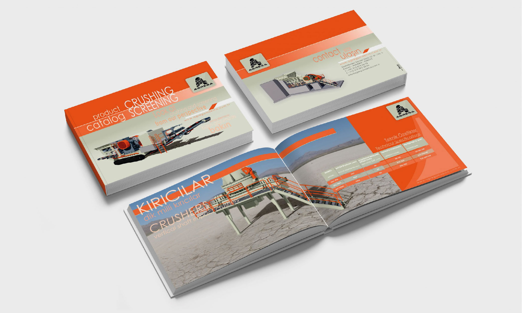 Agrega Makina Katalog Basımı