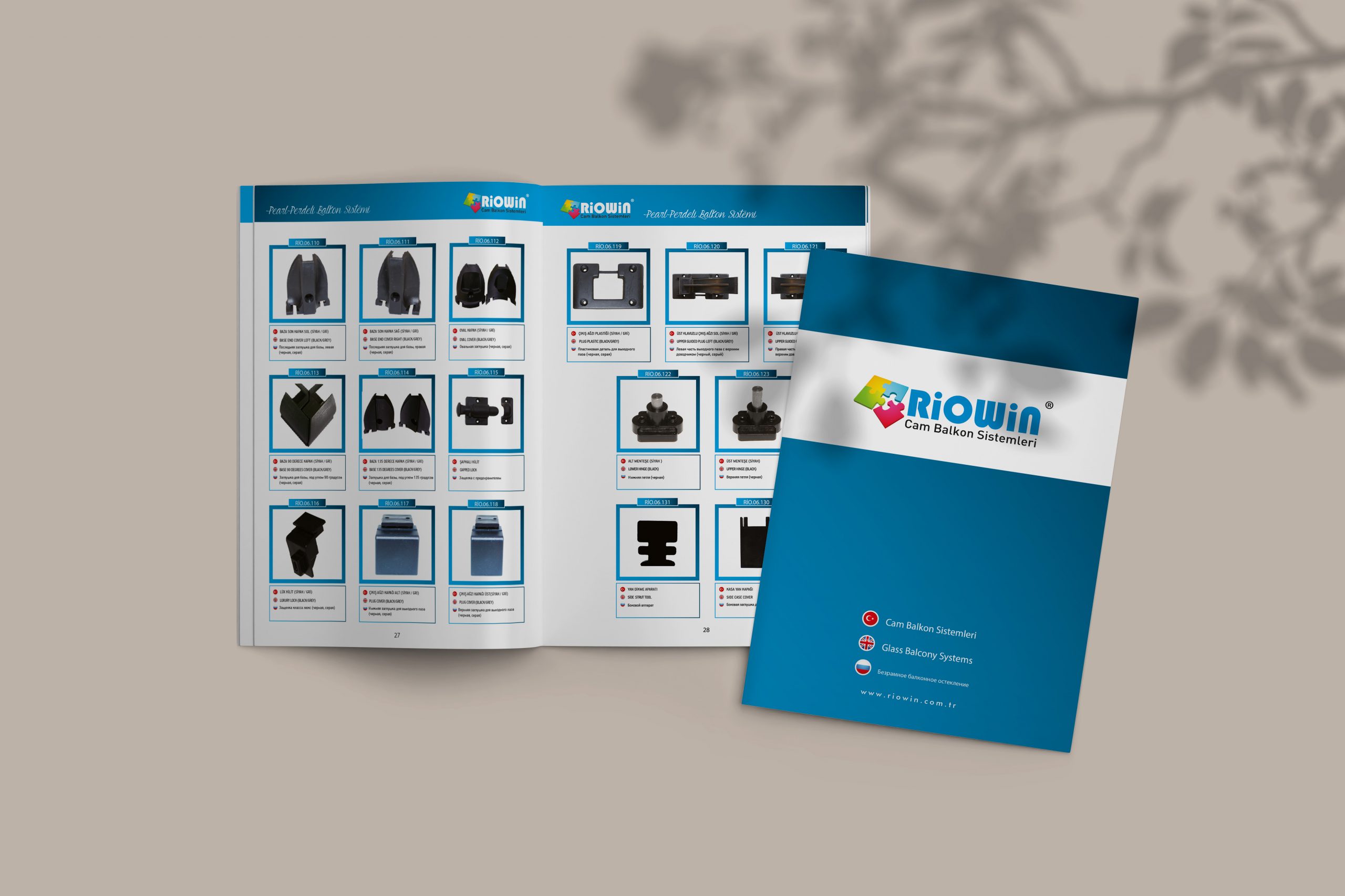 Riowin Cam Sistemleri Katalog Basımı