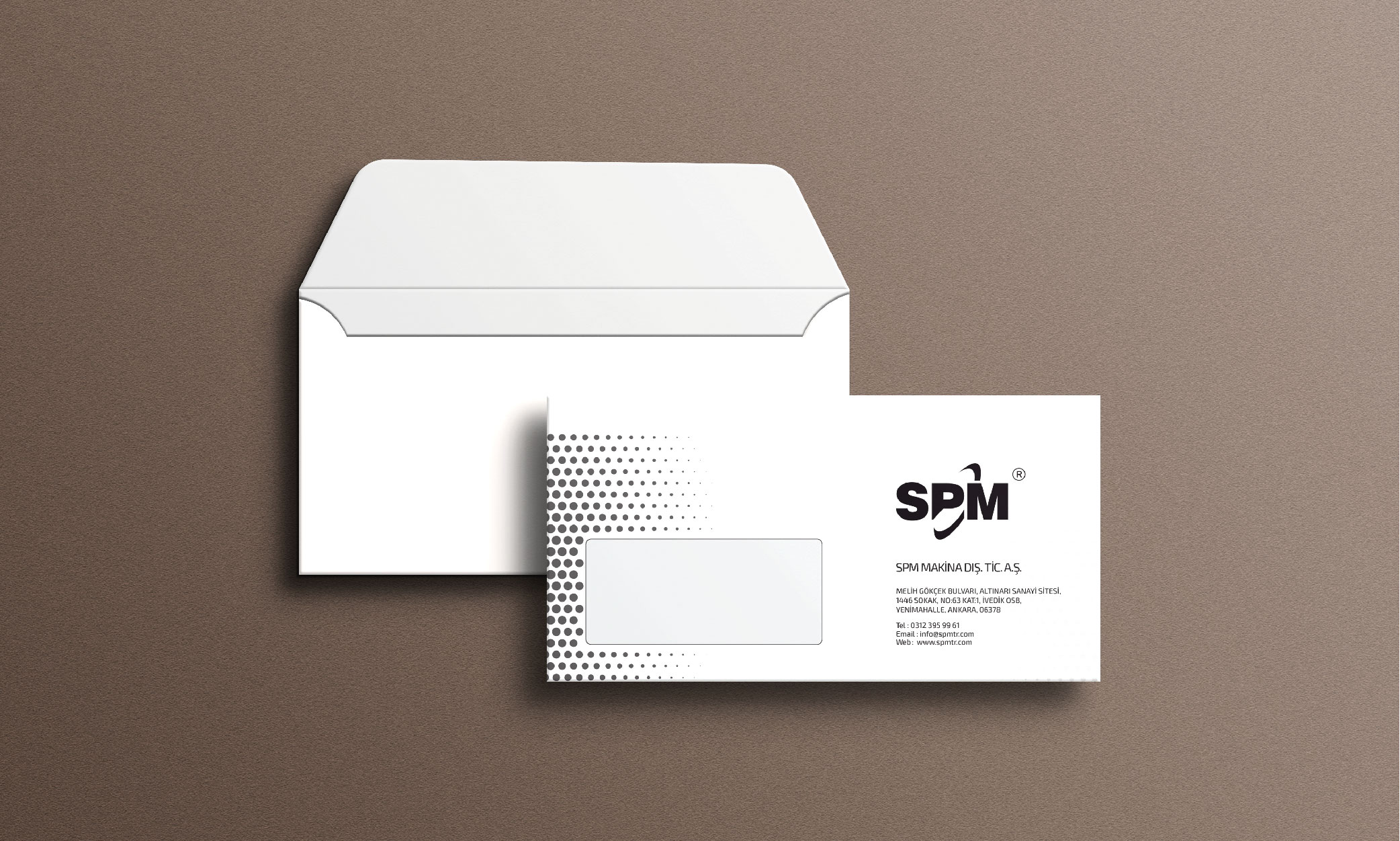 Spm Makina Pencereli Buklet Zarf Basımı