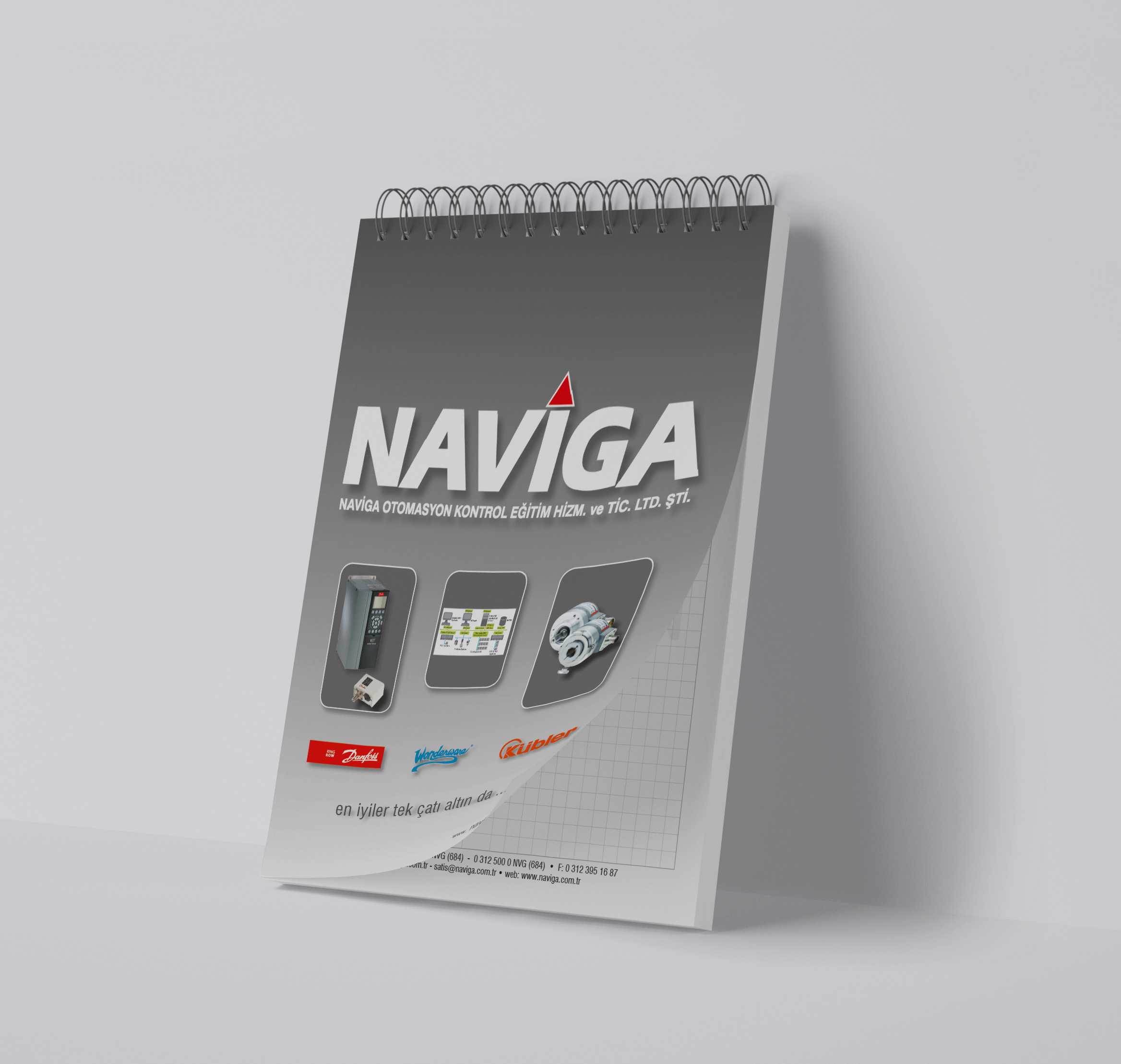 Naviga Otomasyon Spiral Ciltli Bloknot Basımı