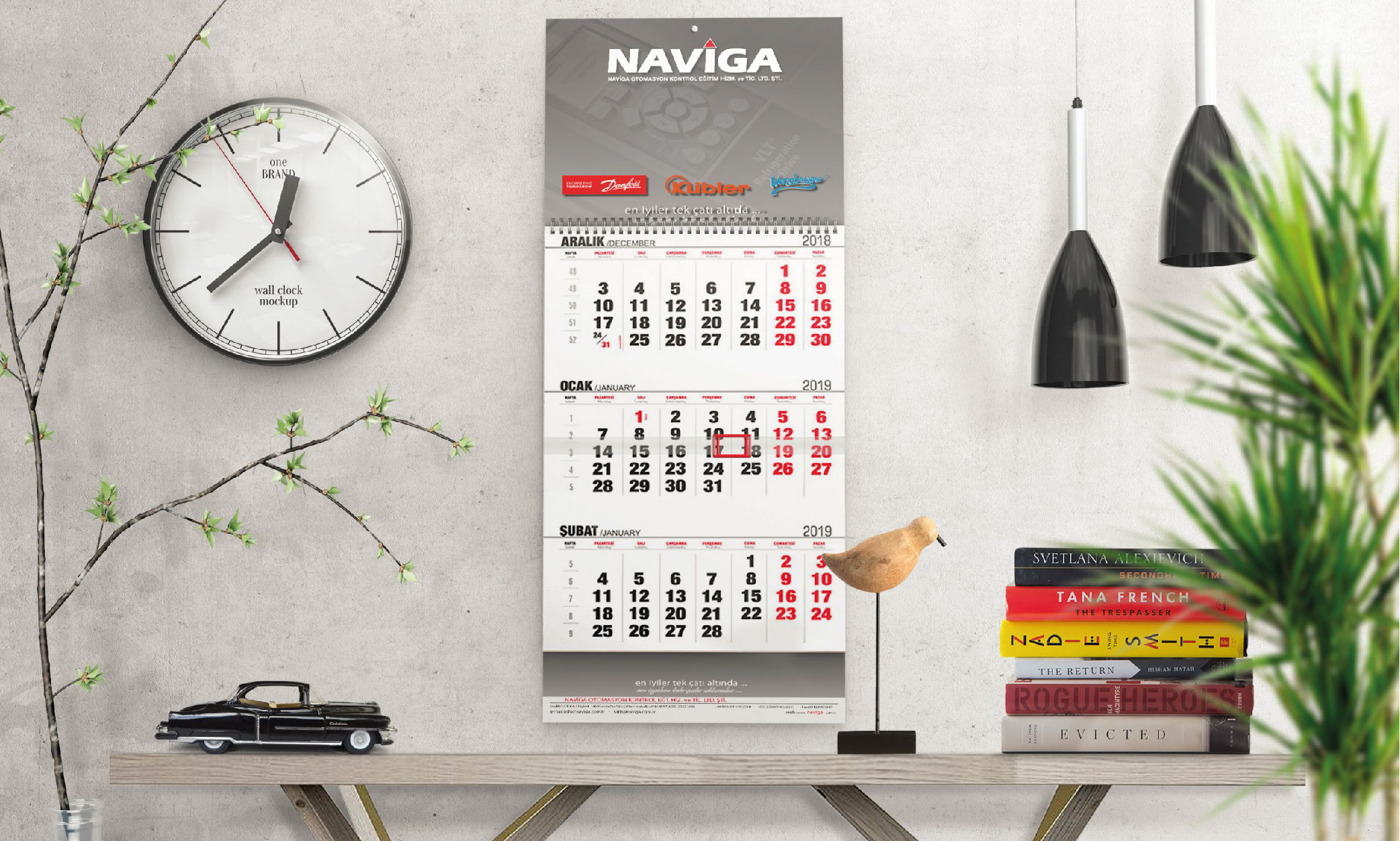 Naviga Otomasyon Gemici Takvim Basımı