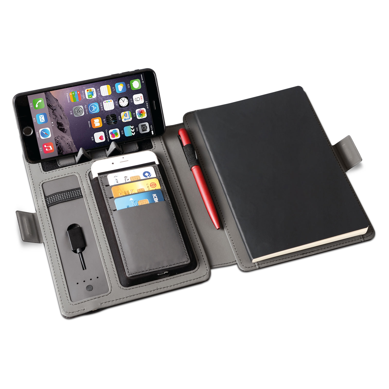 ALANYA 8.000 MAH WIRELESS POWERBANK ORGANİZER