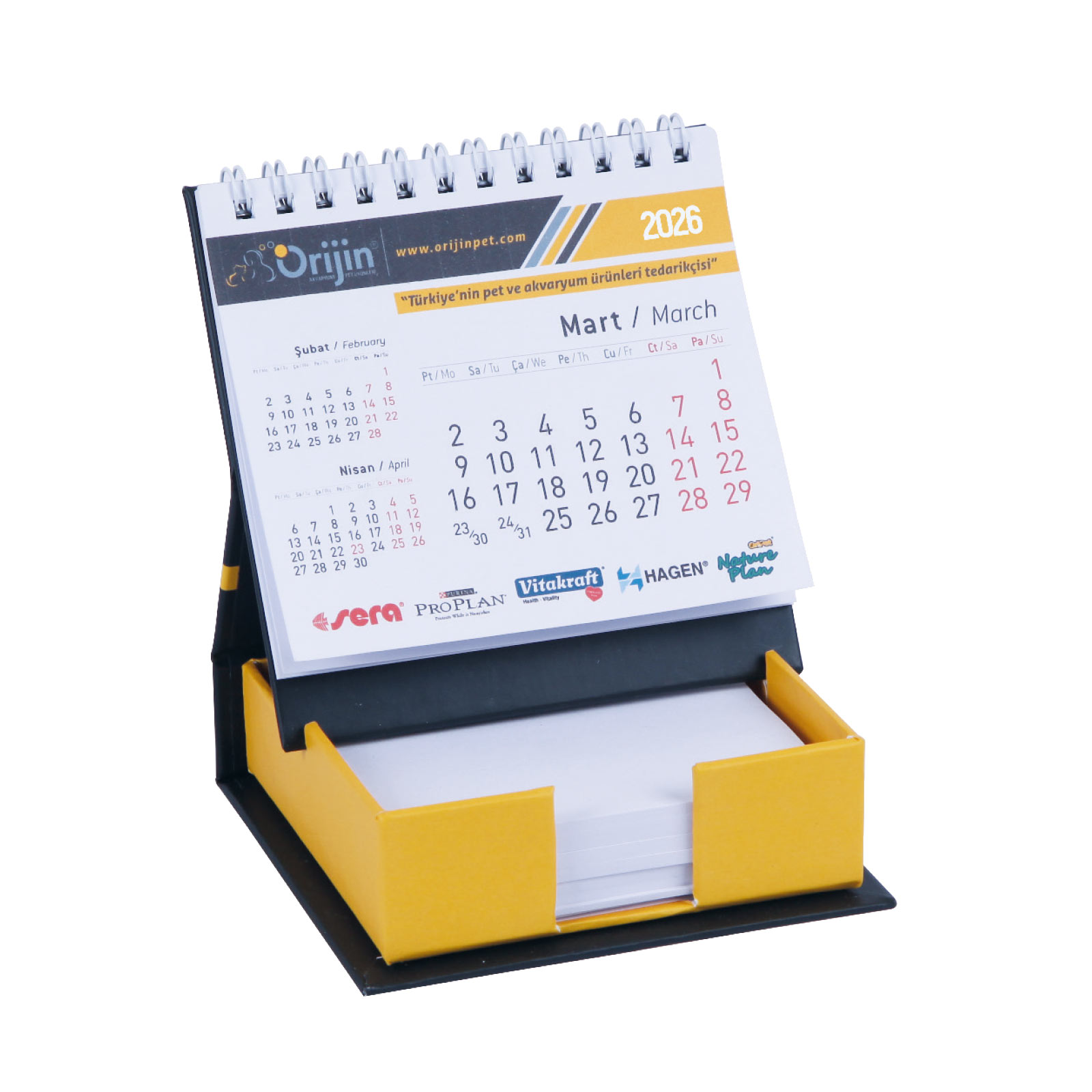 PM-31 TAKVİMLİ KÜP BLOKNOT