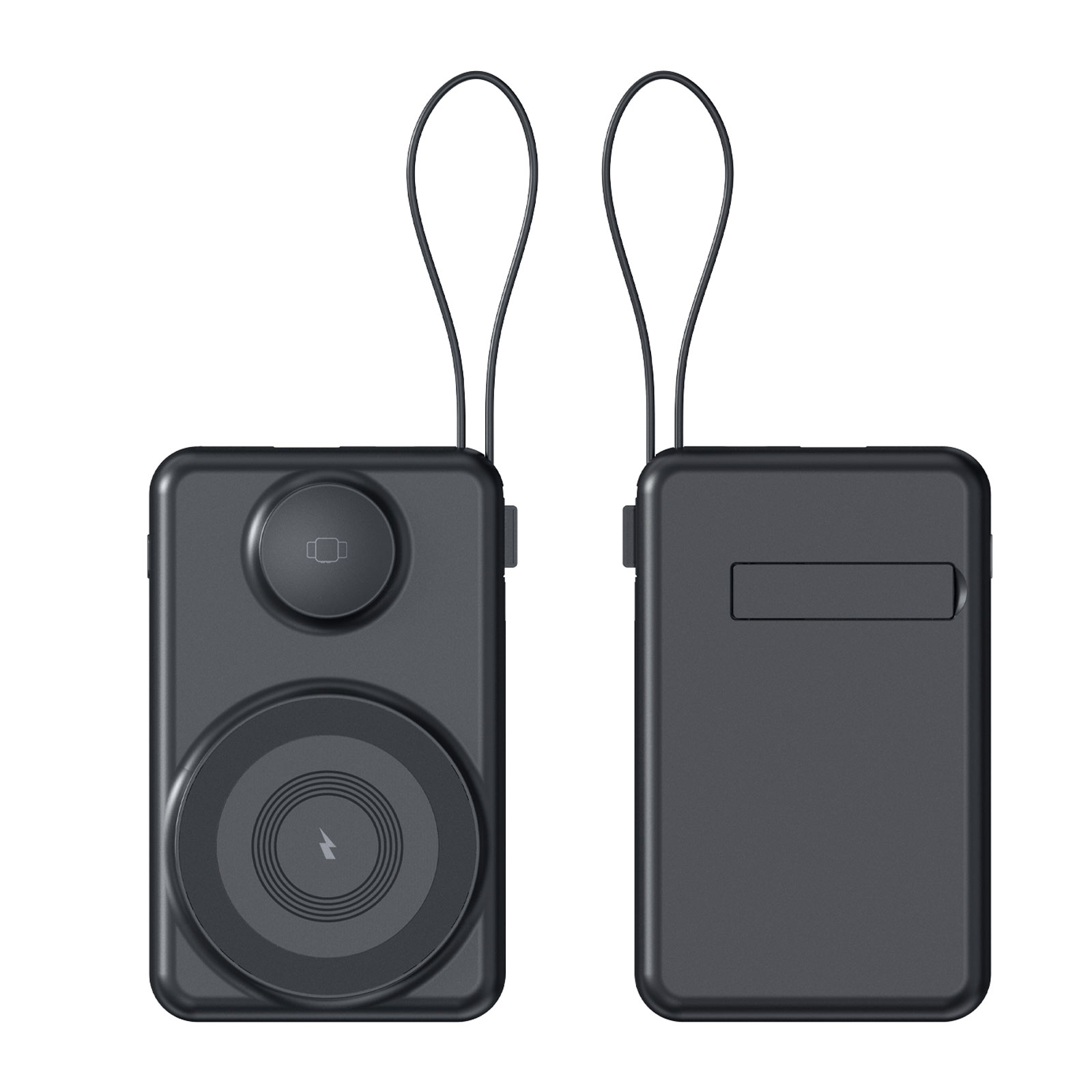 KAYABEYİ 10.000 MAH SİYAH MAGSAFE  ve  WIRELESS POWERBANK