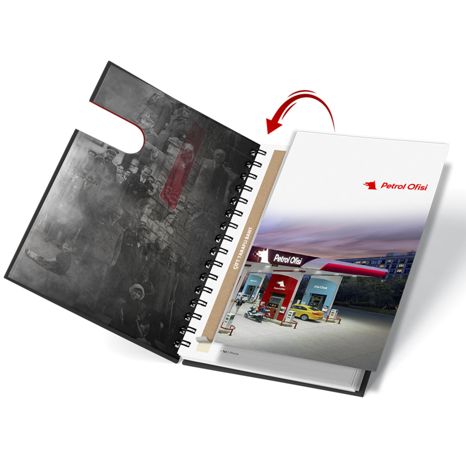 GAZİ TARİHLİ AJANDA (17X24 CM)