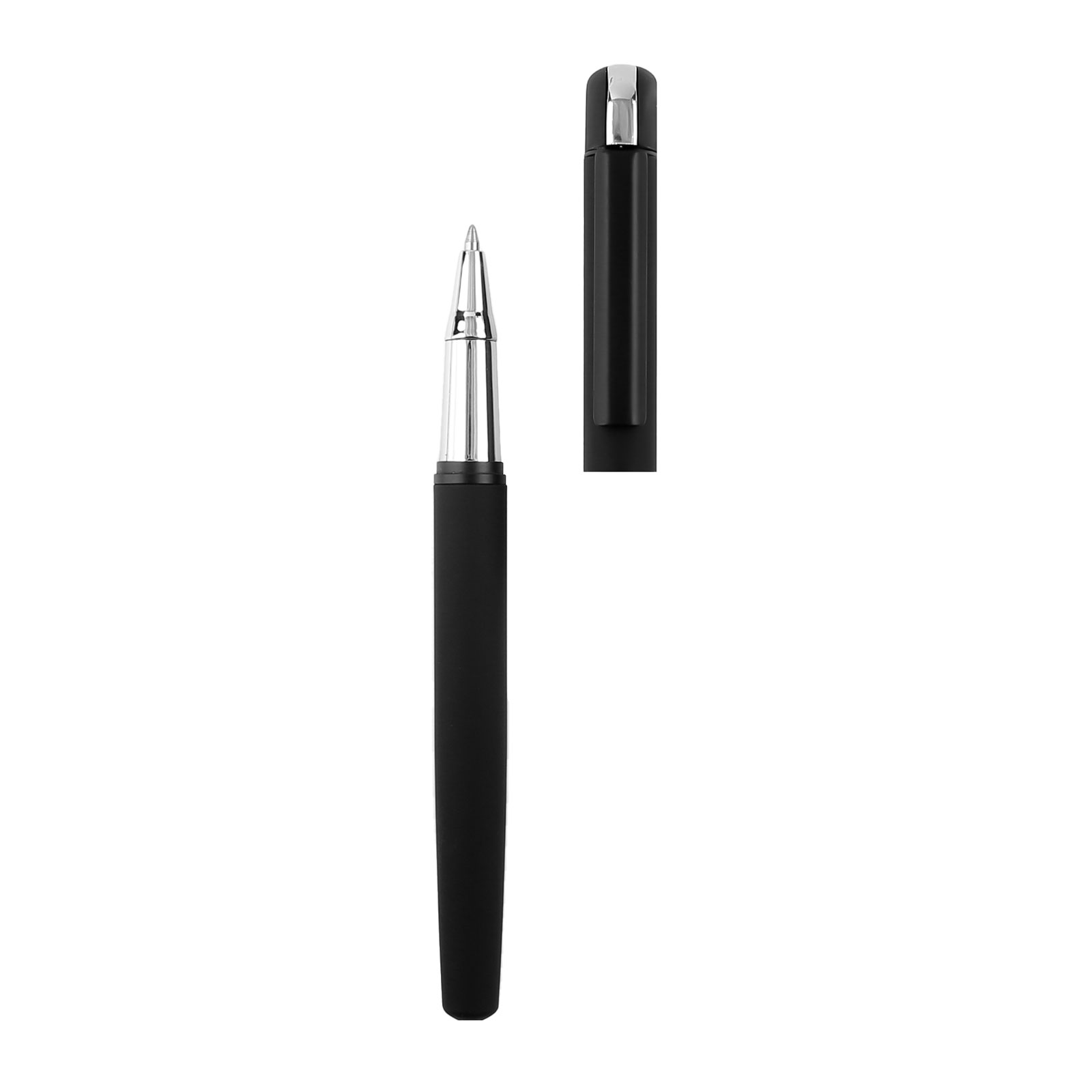 KURŞUNLU SİYAH METAL ROLLER KALEM 