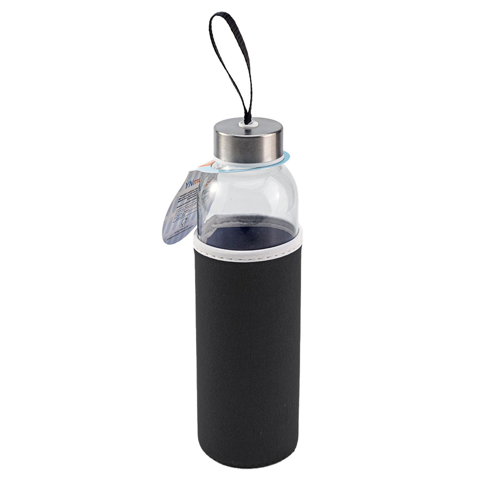 LADOGA SİYAH 550 ML CAM MATARA